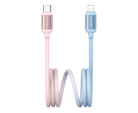 USAMS Kabel 30W USB-C/Lightning 1,2m niebiesko różowy - 1569071 - zdjęcie 1